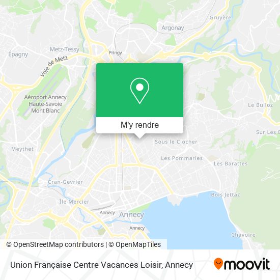 Union Française Centre Vacances Loisir plan
