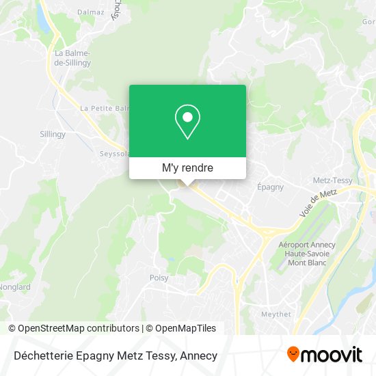 Déchetterie Epagny Metz Tessy plan