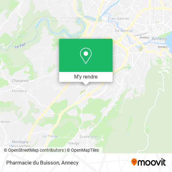 Pharmacie du Buisson plan