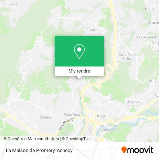 La Maison de Promery plan