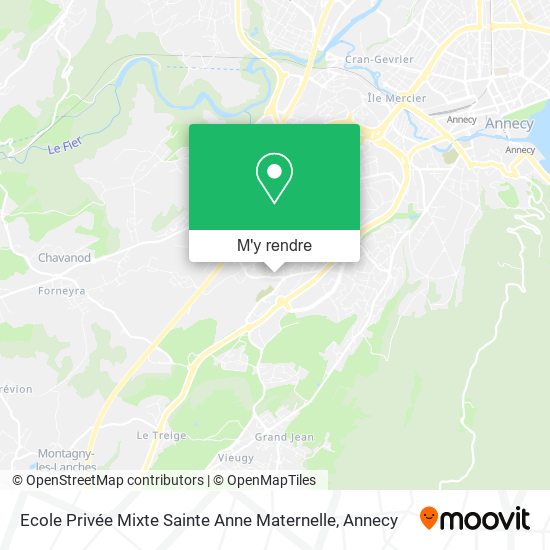 Ecole Privée Mixte Sainte Anne Maternelle plan