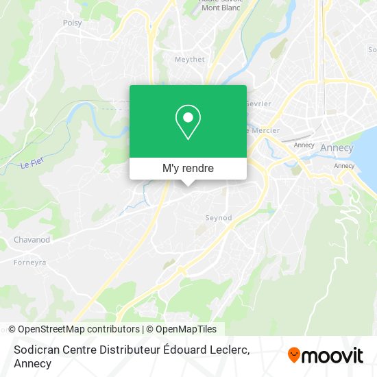 Sodicran Centre Distributeur Édouard Leclerc plan