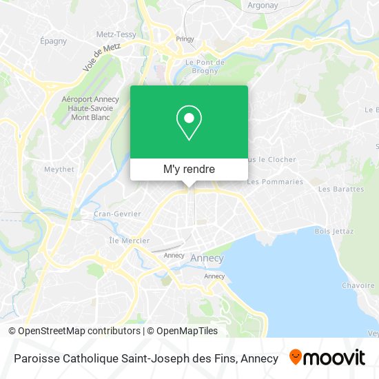 Paroisse Catholique Saint-Joseph des Fins plan