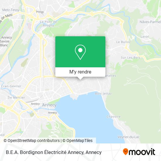 B.E.A. Bordignon Électricité Annecy plan