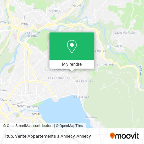 Itup, Vente Appartements à Annecy plan