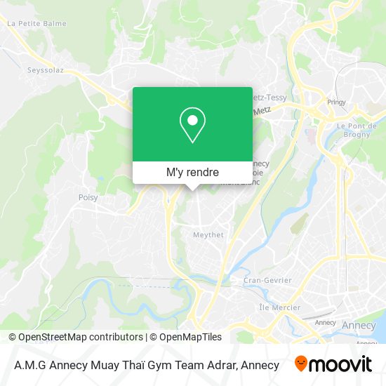 A.M.G Annecy Muay Thaï Gym Team Adrar plan