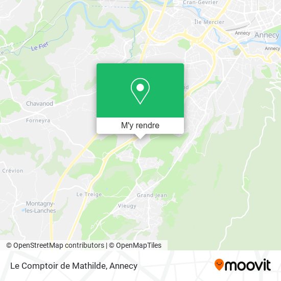 Le Comptoir de Mathilde plan