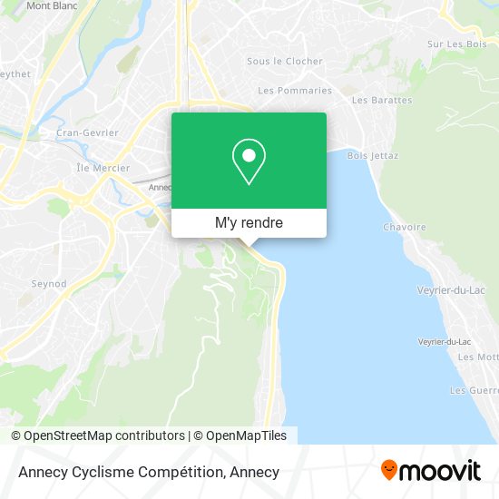 Annecy Cyclisme Compétition plan