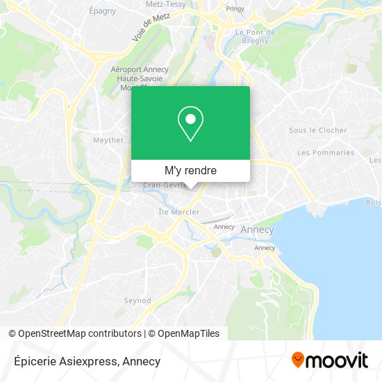 Épicerie Asiexpress plan