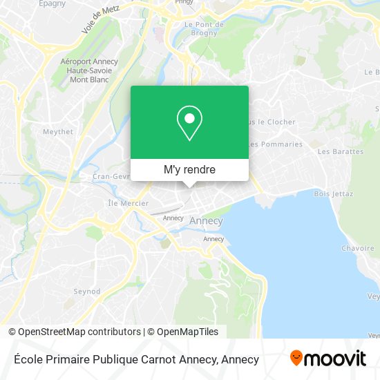 École Primaire Publique Carnot Annecy plan