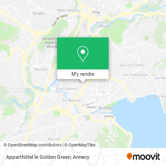Apparthôtel le Golden Green plan
