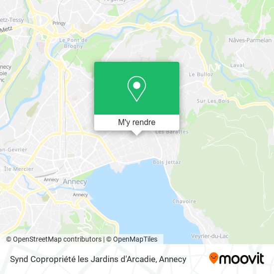Synd Copropriété les Jardins d'Arcadie plan