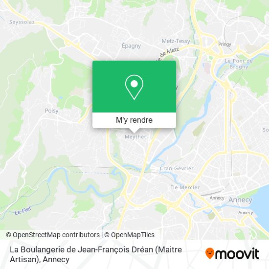 La Boulangerie de Jean-François Dréan (Maitre Artisan) plan