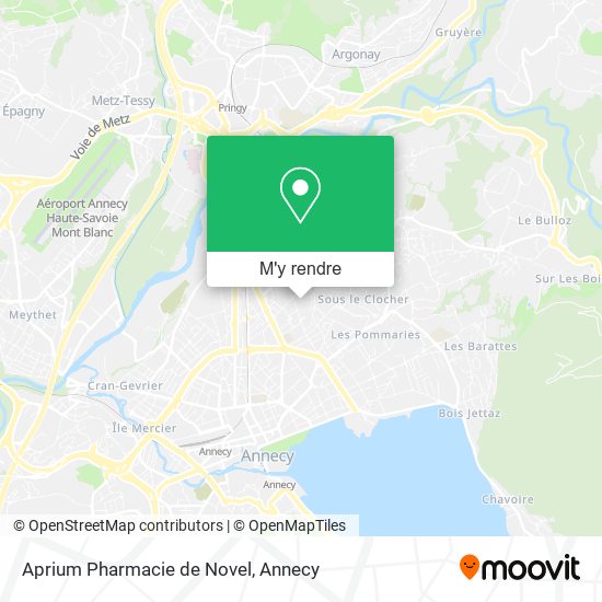 Aprium Pharmacie de Novel plan