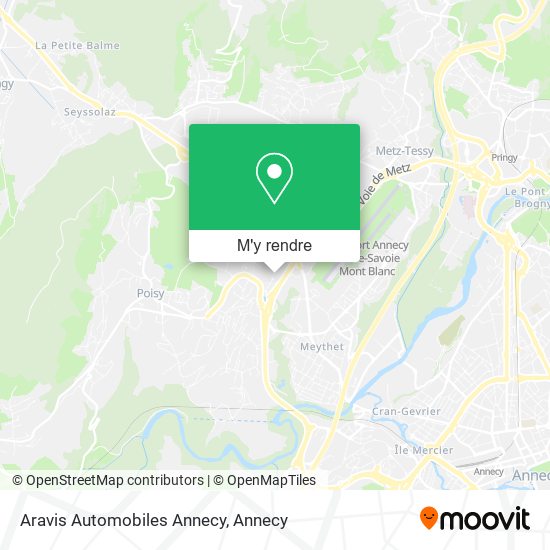 Aravis Automobiles Annecy plan