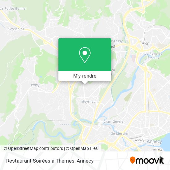 Restaurant Soirées à Thèmes plan