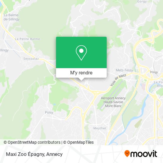 Maxi Zoo Épagny plan