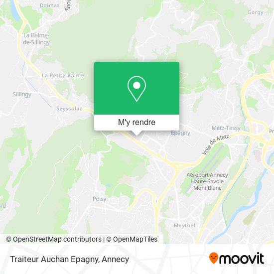 Traiteur Auchan Epagny plan