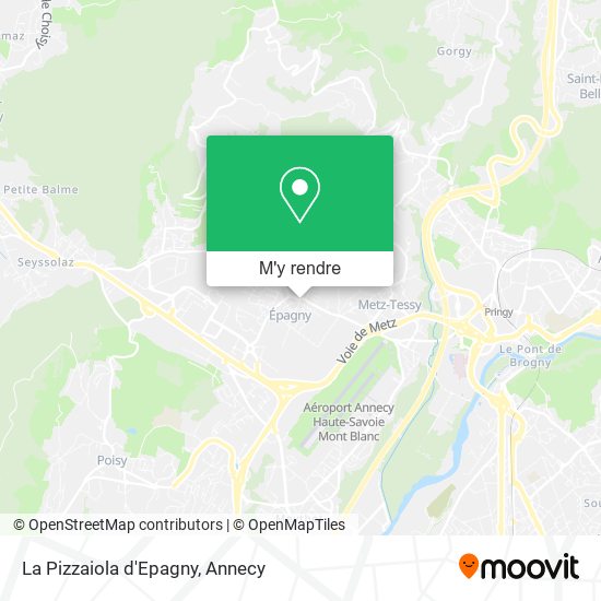 La Pizzaiola d'Epagny plan
