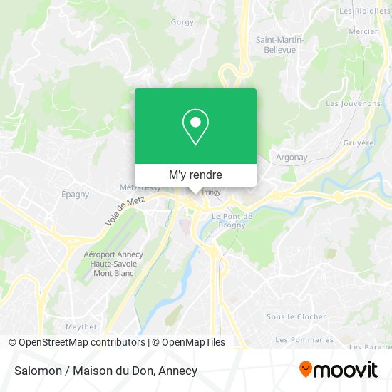 Salomon / Maison du Don plan