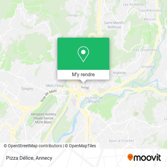 Pizza Délice plan