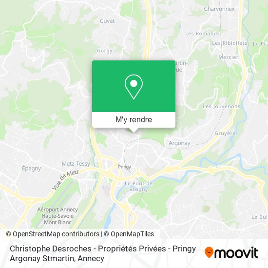 Christophe Desroches - Propriétés Privées - Pringy Argonay Stmartin plan