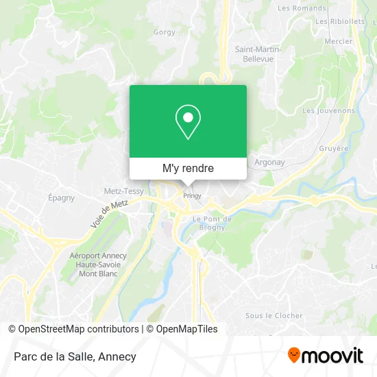 Parc de la Salle plan