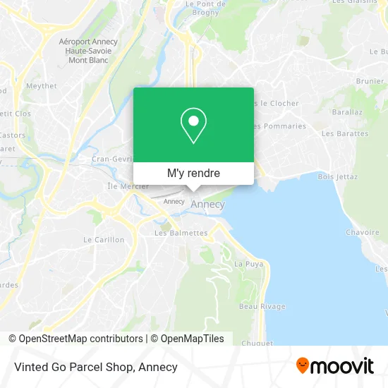 Vinted Go Parcel Shop plan