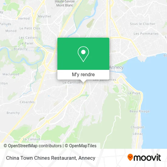 China Town Chines Restaurant plan