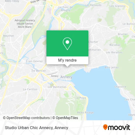 Studio Urban Chic Annecy plan