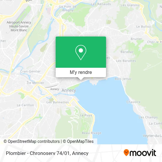 Plombier - Chronoserv 74/01 plan