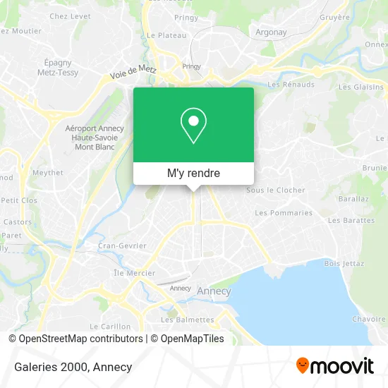Galeries 2000 plan
