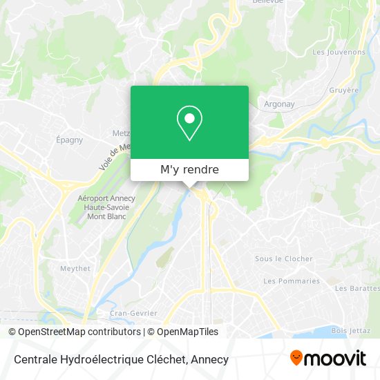 Centrale Hydroélectrique Cléchet plan