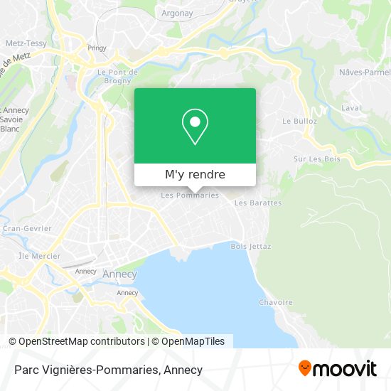 Parc Vignières-Pommaries plan