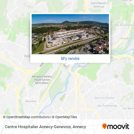 Centre Hospitalier Annecy-Genevois plan