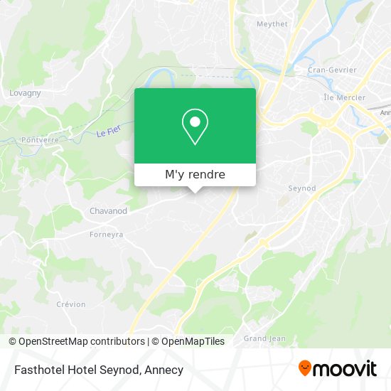 Fasthotel Hotel Seynod plan