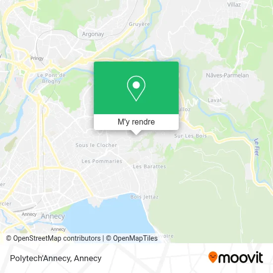 Polytech'Annecy plan