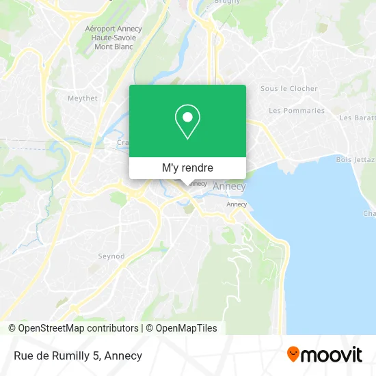 Rue de Rumilly 5 plan