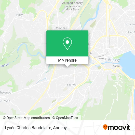 Lycée Charles Baudelaire plan