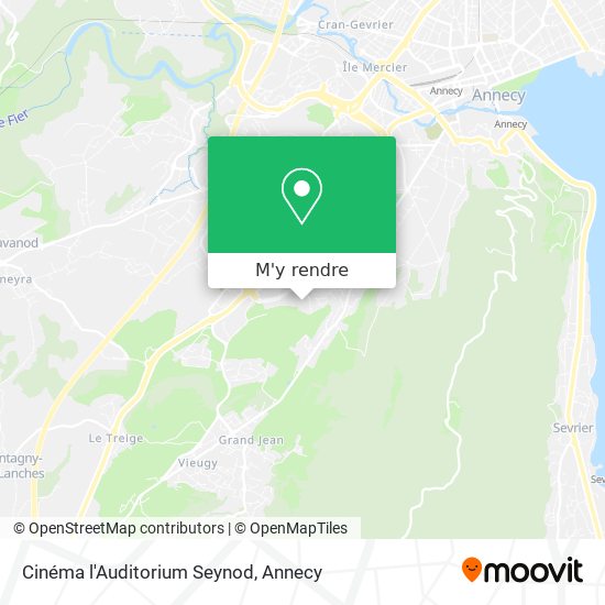 Cinéma l'Auditorium Seynod plan