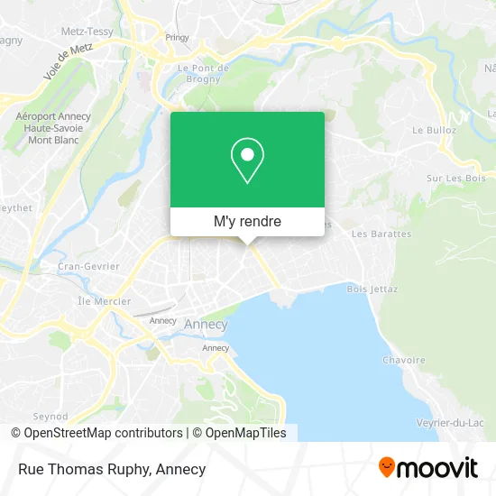 Rue Thomas Ruphy plan