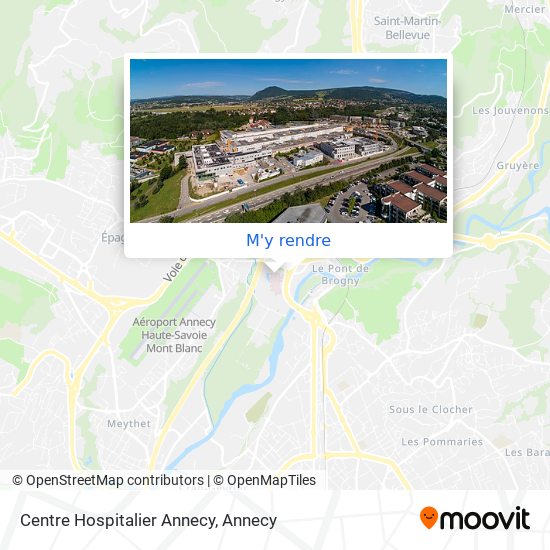 Centre Hospitalier Annecy plan