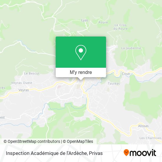Inspection Académique de l'Ardèche plan