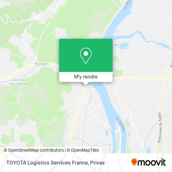 TOYOTA Logistics Services France plan