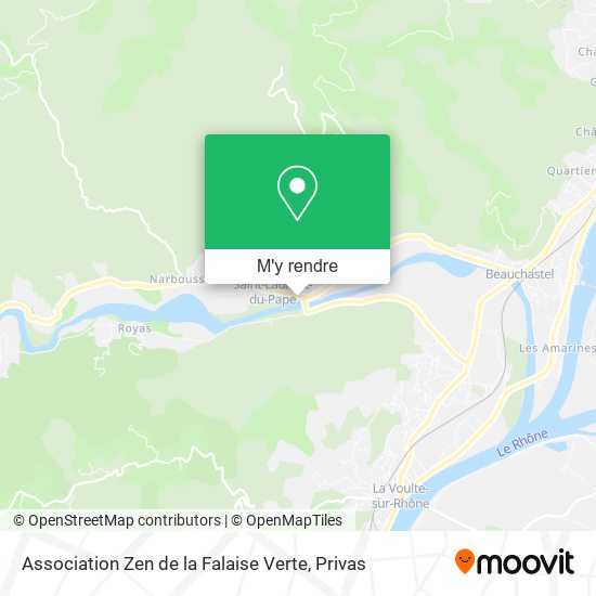 Association Zen de la Falaise Verte plan