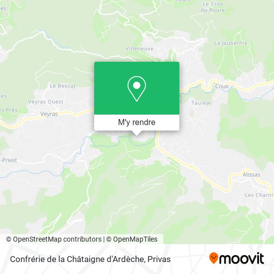 Confrérie de la Châtaigne d'Ardèche plan