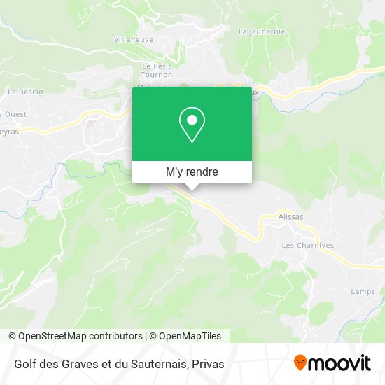 Golf des Graves et du Sauternais plan