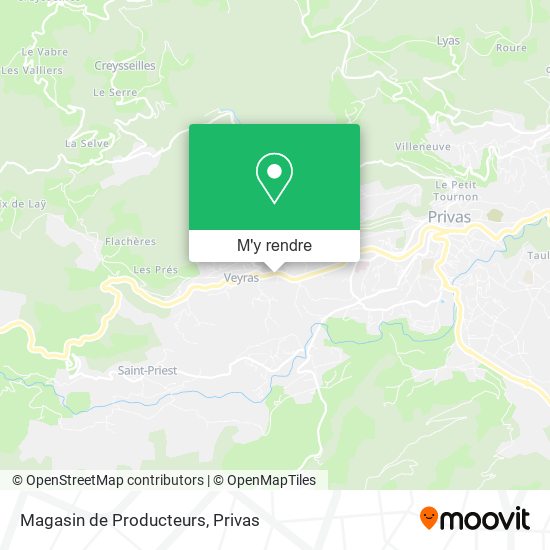 Magasin de Producteurs plan