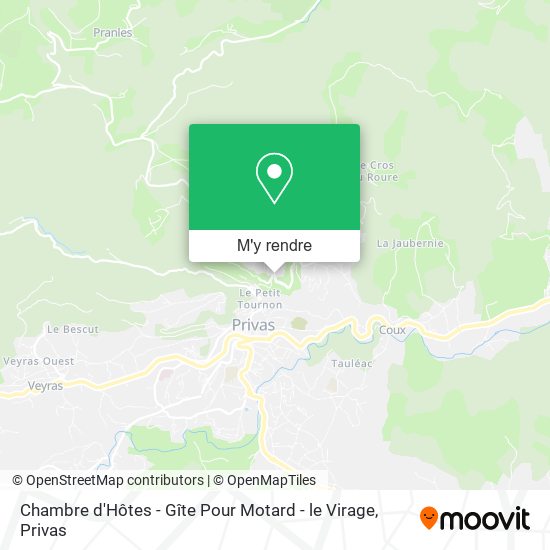 Chambre d'Hôtes - Gîte Pour Motard - le Virage plan