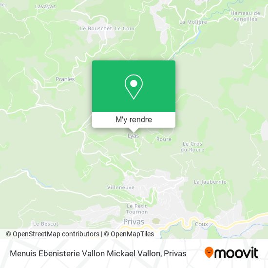 Menuis Ebenisterie Vallon Mickael Vallon plan